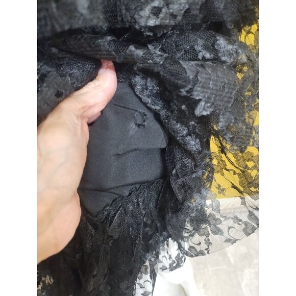 NWT Item Ditto Strappy Tiered Lace Mini Dress S Whimsygoth Witchy - Picture 7 of 7